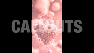Valentines Day Concept Vertical Graphic Heart Bubbles Abstract