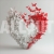 Valentines Day Concept Square Graphic Butterfly Heart