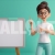 Animated Teacher with Whiteboard – Education Illustration