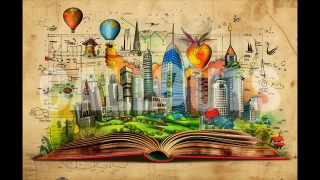 A Book of Cityscape Imagination – Education Illustration