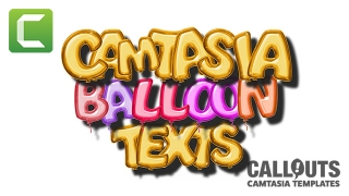 Camtasia Fun Balloon Text Templates