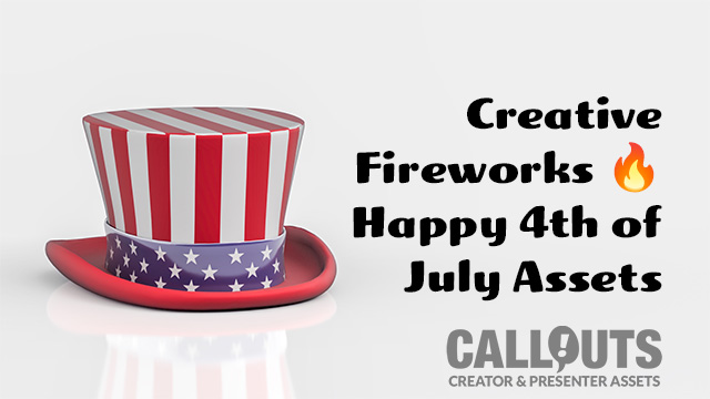 Creative Fireworks 🔥 Happy 4th of July Creative Assets